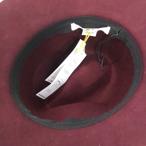 NEW WITH TAGS BCBGeneration Maroon Fedora Hat - Picture 8 of 9